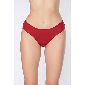12 Adet Tutku Elit Bayan Bambu Derbi Bikini K�lot Kar���k Renk 2709