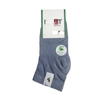 12 li Paket Mert Erkek Bambu K�sa Spor �orap Kar���k Renk