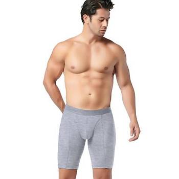 6 Adet G�m�� Erkek Likral� Uzun Boxer 4074