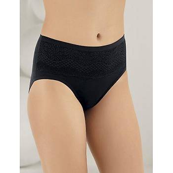 6 l� Paket �ahinler Bayan Dantelli Likral� Bato K�lot Slip B3092