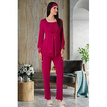 Mecit 1820 Fu�ya Lohusa Pijama Tak�m�