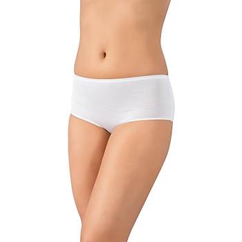 3 l Paket Lx Drm Bayan Bambu Yksek Bel Bikini Klot Slip 3400