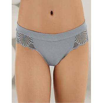6 l� Paket �ahinler Bayan Dantelli Likral� Tanga K�lot B3088