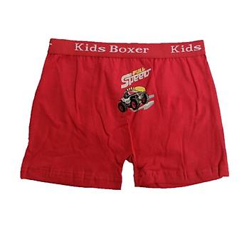 12 li Paket Sedef Yldz Erkek ocuk Likral Boxer 1089