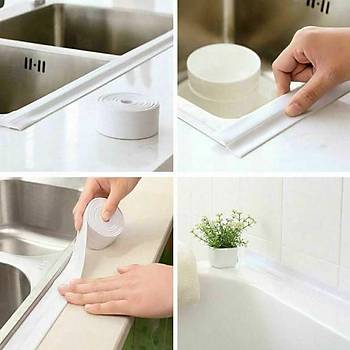 BEYAZ Su Szdrmaz Lavabo Kenar Band (KUTUSUZ)(3.2m)