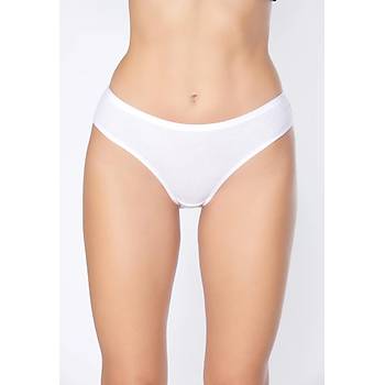12 Adet Tutku Elit Bayan Bambu Derbi Bikini K�lot Kar���k Renk 2709