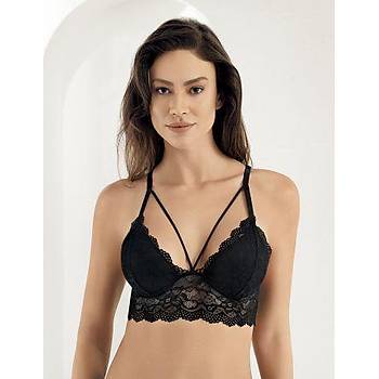 �ahinler Bayan Dantelli Kapl� Bralet Desteksiz S�tyen 13500