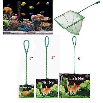 30 Adet Akvaryum Bal�k Yakalama Kep�esi 5 in� 13 cm