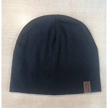 �nisex Penye Bere �apka Siyah