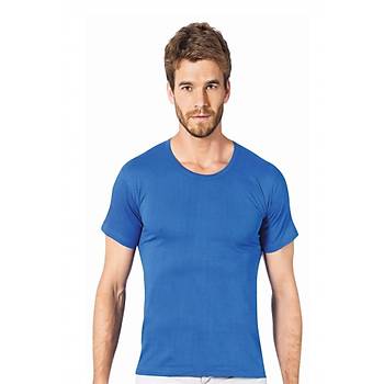 6 l� Paket Donex 2107 Erkek Bisiklet Yaka K�sa Kol Renki Atlet