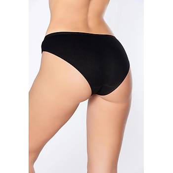 12 Adet Tutku Elit Bayan Bambu Derbi Bikini K�lot Kar���k Renk 2709