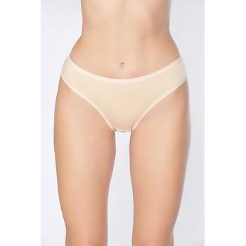 12 Adet Tutku Elit Bayan Bambu Bikini K�lot Kar���k Renk 2711