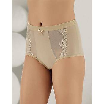 6 l� Paket �ahinler Bayan Dantelli Likral� Bato K�lot Slip B3085