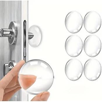 30 Adet �effaf Silikon Mobilya ve Kap� Durdurucu Darbe Pedi 6 l�