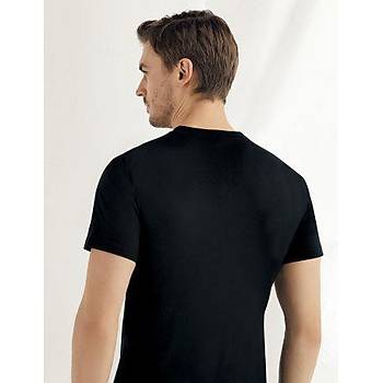 6 l� Paket �ahinler Erkek S�f�r Yaka K�sa Kollu Fanila Atlet E004