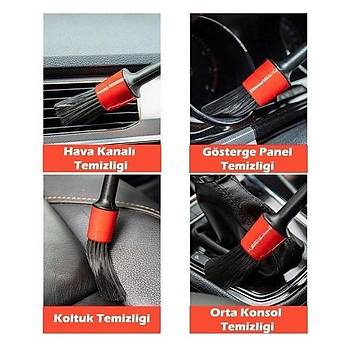 30 Adet CM-235 Araba Temizlik Detay F�r�as� 5li Set