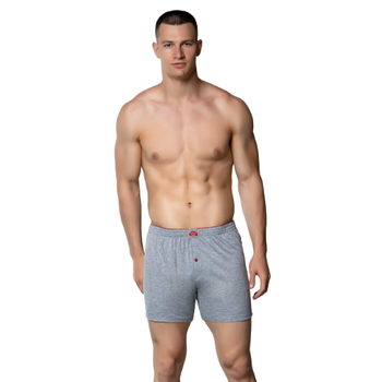 6 l� Paket G�m�� Erkek Penye Boxer D�z Renk Pamuklu Erkek Boxer 4020