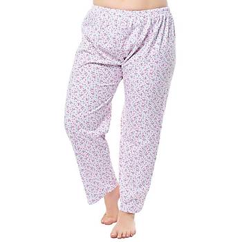 3 Adet Seher Yldz Desenli Bayan Uzun Anne Pijama Alt 020