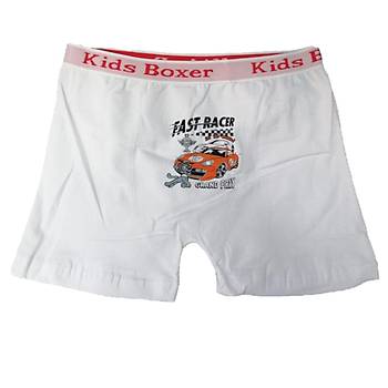 12 li Paket Sedef Yldz Erkek ocuk Likral Boxer 1089