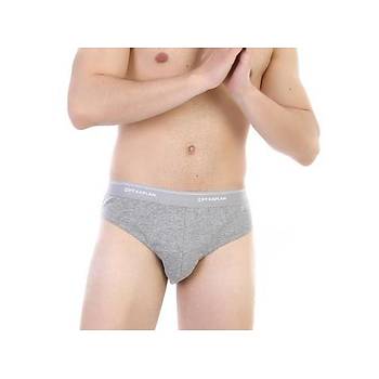 3 Adet �ift Kaplan Erkek Ribana Slip K�lot 870