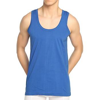 6 Adet Mevsim Erkek B�y�k Beden Renkli Penye Atlet Pamuklu 34305