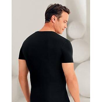 3 Adet �ahinler Erkek Modal Likral� V Yaka Fanila Atlet E140