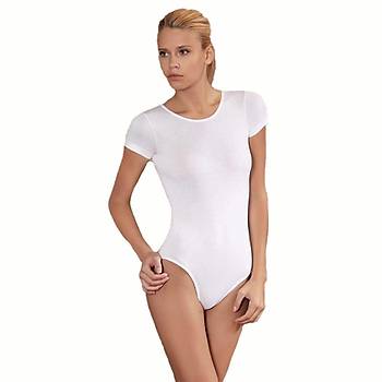 ahinler Ksa Kollu Bisiklet Yaka ttl Body MB860