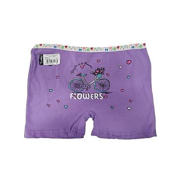 6 l Paket Tutku Kz ocuk Elastan Renkli Boxer 