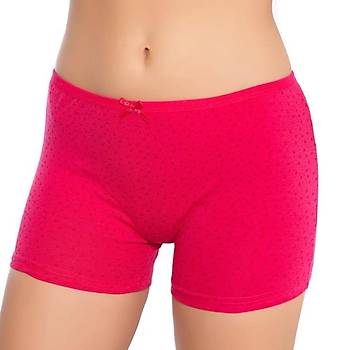 12 Adet Gm Bayan Desenli Likral Empirme ort Boxer 3098