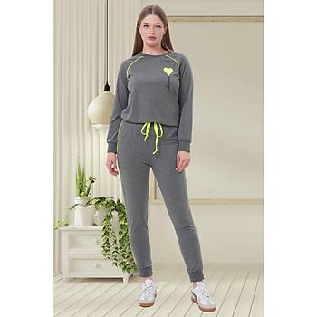 Mecit 6200 Bayan Fme Spor Uzun Kollu Pijama Takm