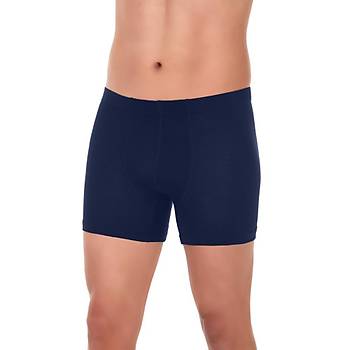 6 Adet Y�ld�z Erkek Bambu Boxer Short Lacivert 323