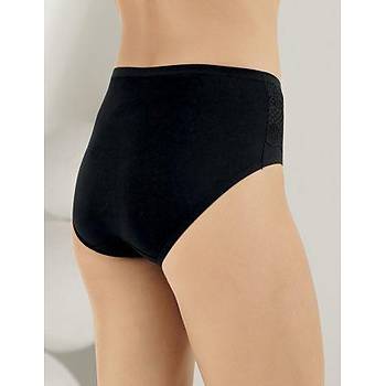 6 l� Paket �ahinler Bayan Dantelli Likral� Bato K�lot Slip B3092