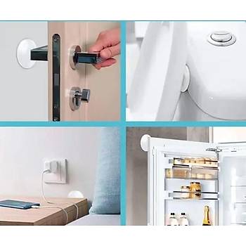 30 Adet �effaf Silikon Mobilya ve Kap� Durdurucu Darbe Pedi 6 l�