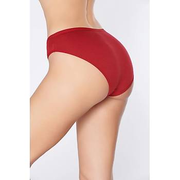 12 Adet Tutku Elit Bayan Bambu Bikini K�lot Kar���k Renk 2711