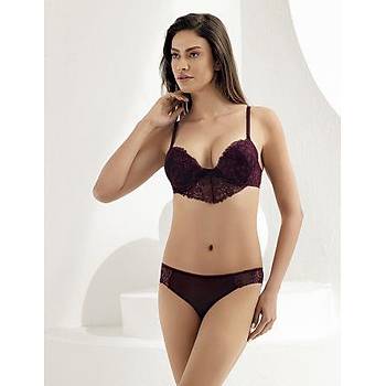 �ahinler Bayan Dantel Balenli Destekli S�tyen K�lot Tak�m� 12300