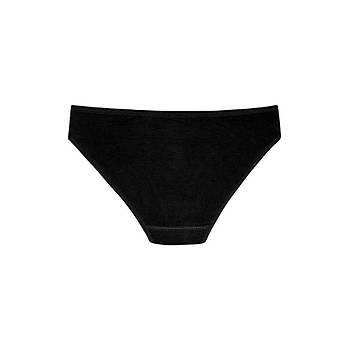 6 Adet Yldz Bayan Bambu Bikini Klot Siyah 3911