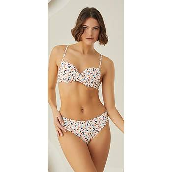 Nbb Bayan Desenli Kapl Bikini Mayo 51589