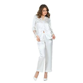 Sistina Bayan Beyaz Penye eyizlik 6' l Set - 1500