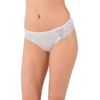 5 Adet Lx Drm Bayan Bambu Dantelli Bikini Klot Slip 3120