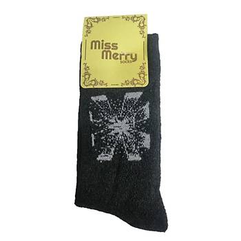 Miss Merry Bayan Kışlık Havlu Çorap Karışık Renk