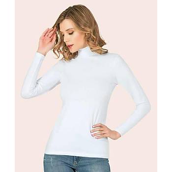 6 Adet An�t Bayan Likral� Bal�k�� Yaka Uzun Kol Body Ti��rt 2141