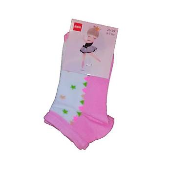 6 �ift �irin K�z �ocuk Patik �orap 2309