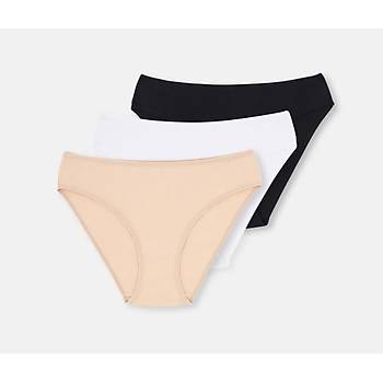 3 l� Paket Dagi Bayan Klasik Slip K�lot 5113KC