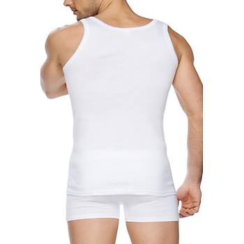 6 Adet G�ry�ld�z Erkek Penye Atlet B�y�k Beden Beyaz 24001