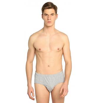 12 Adet Mevsim Erkek B�y�k Beden Renkli Penye Slip K�lot 34502