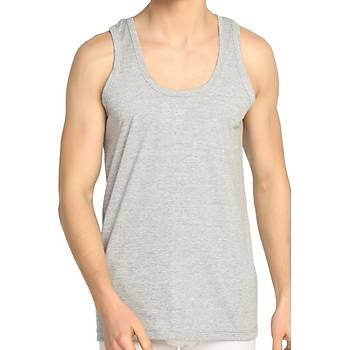 6 Adet Mevsim Erkek B�y�k Beden Renkli Penye Atlet Pamuklu 34305