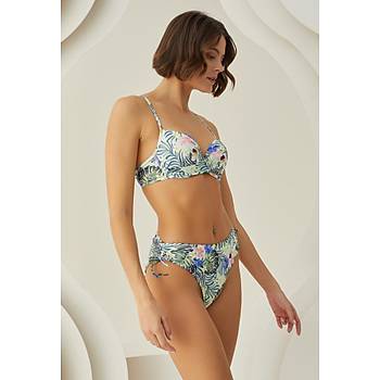 Nbb Bayan Desenli Kapl Bikini Mayo 51578