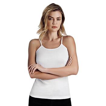 6 Adet G�ry�ld�z Bayan B�y�k Beden Ribana �p Ask�l� Atlet 20001