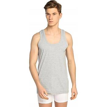 6 Adet Sedef Y�ld�z B�y�k Beden Erkek Renkli Penye Atlet 1007