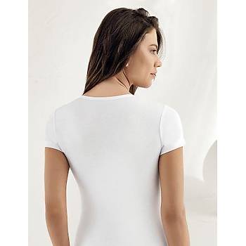 �ahinler Bayan V Yaka K�sa Kollu Likral� Atlet B236